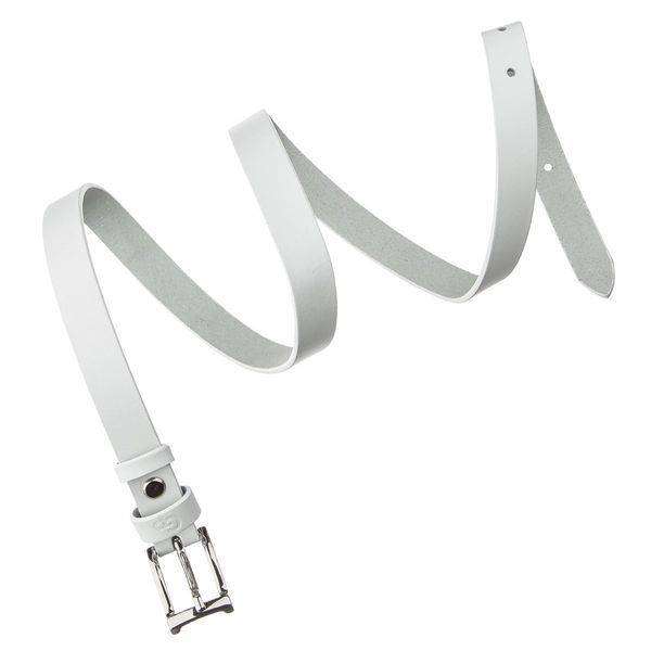 Women's thin belt GRANDE PELLE 11253 White 11253 фото