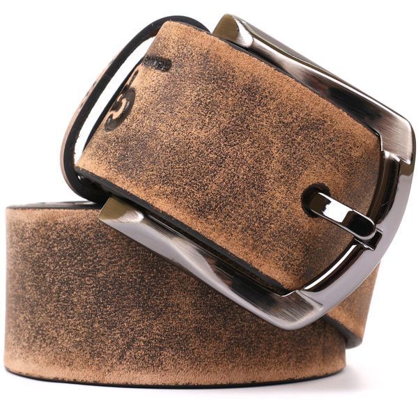 Men's belt Grande Pelle 11067 Brown 11067 фото