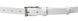 Women's thin belt GRANDE PELLE 11253 White 11253 фото 2
