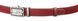 Thin automatic belt STINGRAY LEATHER 18650 made of genuine stingray leather Burgundy 18650 фото 2