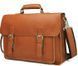 Кожаный портфель матовый Vintage 14937 Рыжий 14937 фото 4