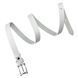 Women's thin belt GRANDE PELLE 11253 White 11253 фото 3