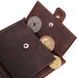 Small men's wallet in vintage leather KARYA 21387 Brown 21387 фото 7