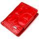 Patented vertical women's wallet made of genuine leather with crocodile embossing CANPELLINI 21681 Red 21681 фото 1