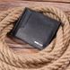 Classic men's clip made of genuine grain leather KARYA 21419 Black 21419 фото 7