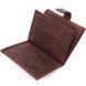 Small men's wallet in vintage leather KARYA 21387 Brown 21387 фото 4