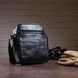 Men's compact leather bag Vintage 14909 Black 14909 фото 5