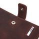 Small men's wallet in vintage leather KARYA 21387 Brown 21387 фото 3