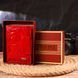 Patented vertical women's wallet made of genuine leather with crocodile embossing CANPELLINI 21681 Red 21681 фото 8