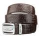 Ремінь автомат CROCODILE LEATHER 18607 з натуральної шкіри крокодила Коричневий 18607 фото 1