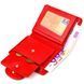 Patented vertical women's wallet made of genuine leather with crocodile embossing CANPELLINI 21681 Red 21681 фото 5