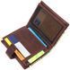 Small men's wallet in vintage leather KARYA 21387 Brown 21387 фото 5