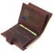 Small men's wallet in vintage leather KARYA 21387 Brown 21387 фото 6