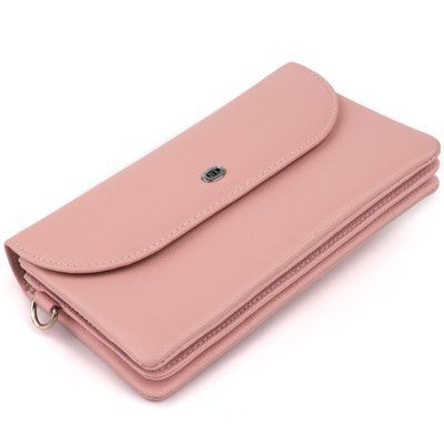 Women's leather clutch ST Leather 19323 Pink 19323 фото