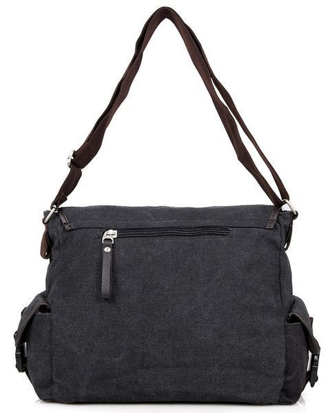 Men's bag Vintage 14413 textile Gray 20278 фото