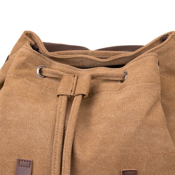 Unisex textile travel backpack Vintage 20610 Brown 20610 фото