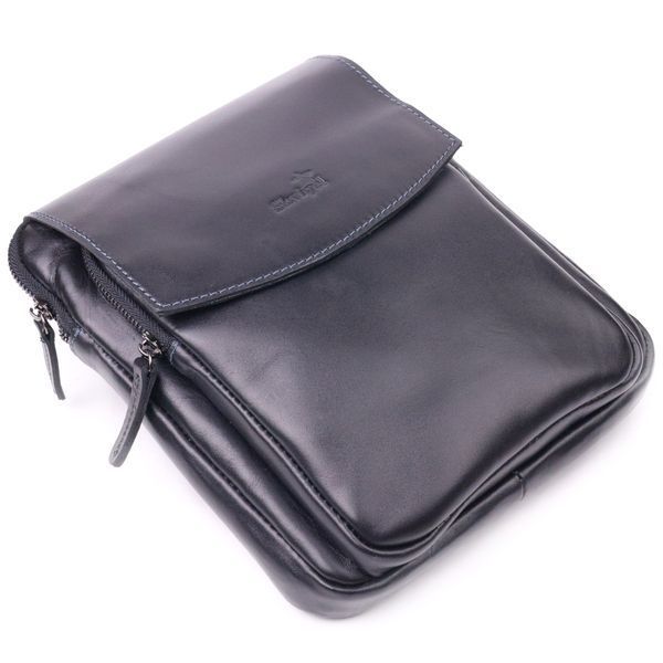 Men's bag made of smooth genuine leather SHVIGEL 18721 Black 18721 фото
