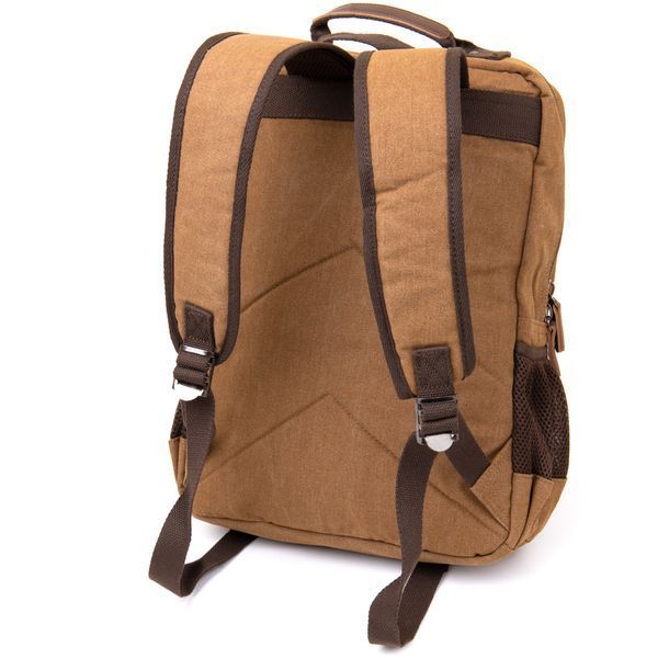 Unisex textile travel backpack Vintage 20619 Brown 20619 фото