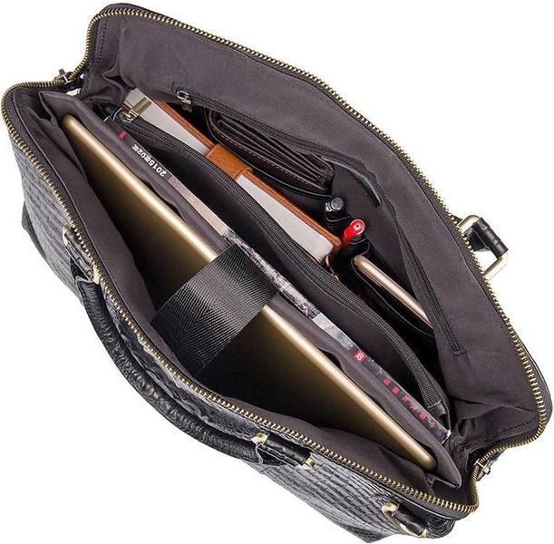 Bag Vintage 14540 made of genuine leather Black 14540 фото