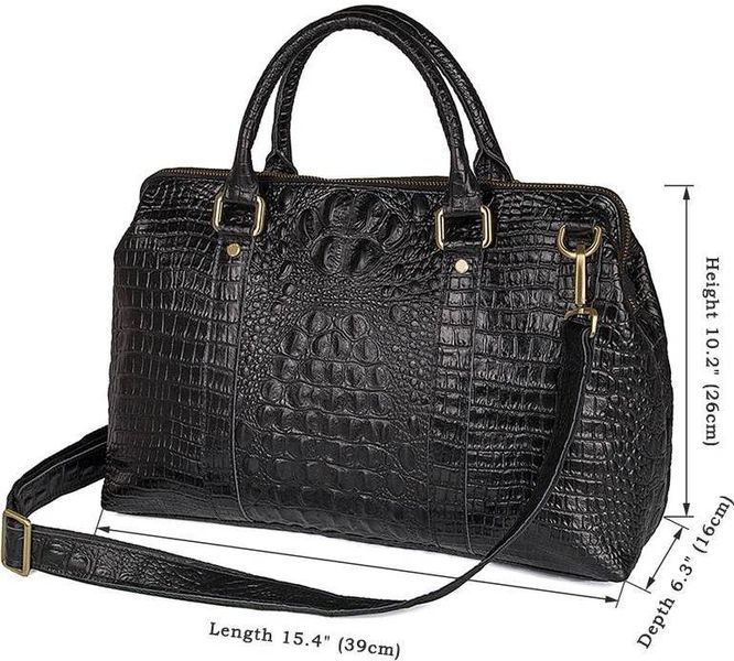 Bag Vintage 14540 made of genuine leather Black 14540 фото
