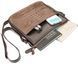 Men's bag CROCODILE LEATHER 18262 made of genuine crocodile leather Brown 18262 фото 5