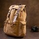 Unisex textile travel backpack Vintage 20610 Brown 20610 фото 7