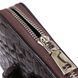 Men's clutch CROCODILE LEATHER 18273 made of genuine crocodile leather Brown 18273 фото 6