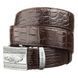Ремінь автомат CROCODILE LEATHER 18608 з натуральної шкіри крокодила Коричневий 18608 фото 1