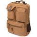 Unisex textile travel backpack Vintage 20619 Brown 20619 фото 1