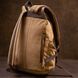Unisex textile travel backpack Vintage 20610 Brown 20610 фото 9