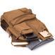 Unisex textile travel backpack Vintage 20619 Brown 20619 фото 5