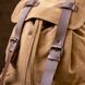Unisex textile travel backpack Vintage 20610 Brown 20610 фото 8