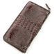 Портмоне чоловіче CROCODILE LEATHER 18587 з натуральної шкіри крокодила Коричневе 18587 фото 2