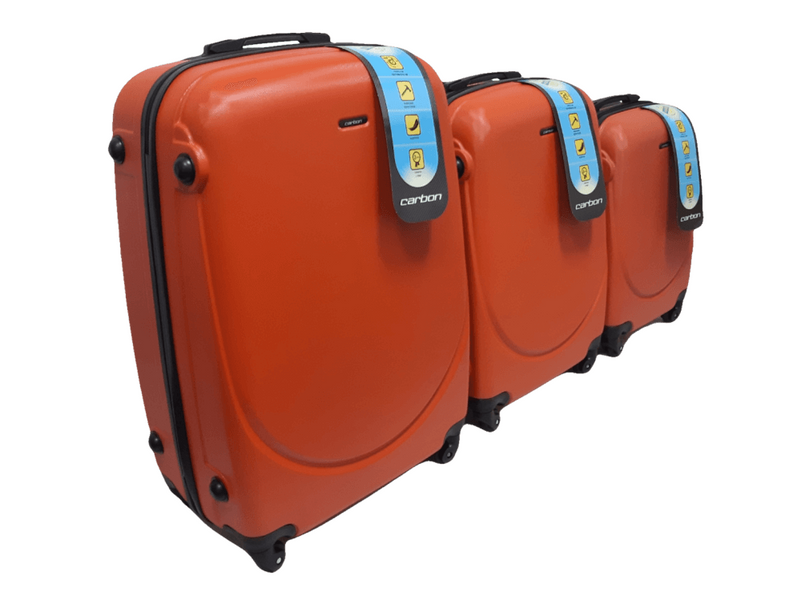 Suitcase Carbon 310 Orange Suitcase set 310/58/68 фото