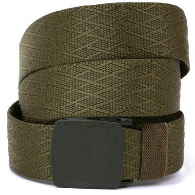 Comfortable textile men's belt Vintage 20585 Green 20585 фото