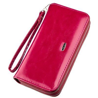 Women's wallet made of smooth eco-leather KIVI 19051 Dark pink 19051 фото