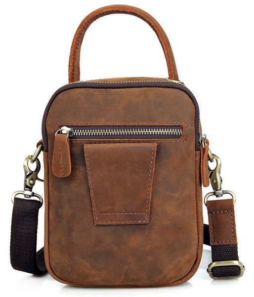 Men's bag Vintage 14416 in vintage style Brown 20280 фото