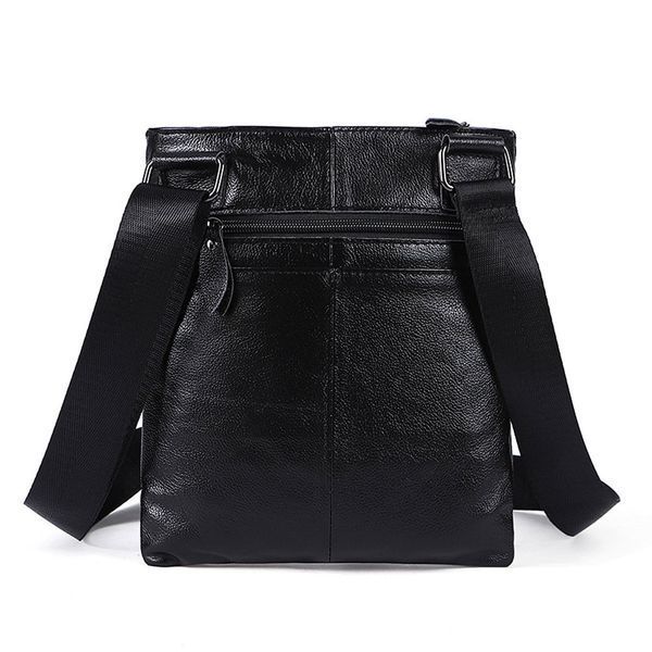 Men's messenger matte with black stitching Vintage 14729 Black 14729 фото