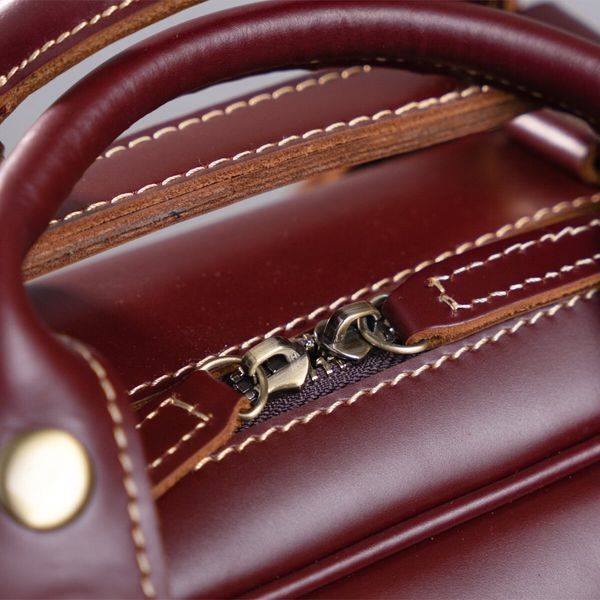 Travel satchel Vintage 14776 Burgundy 14776 фото