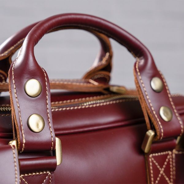 Travel satchel Vintage 14776 Burgundy 14776 фото