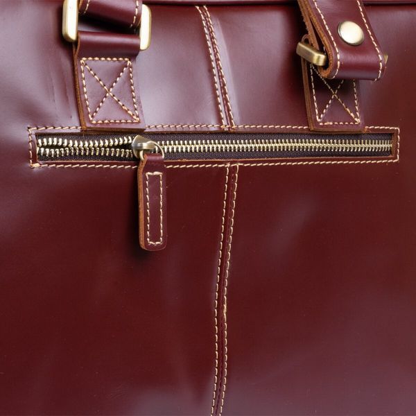 Travel satchel Vintage 14776 Burgundy 14776 фото