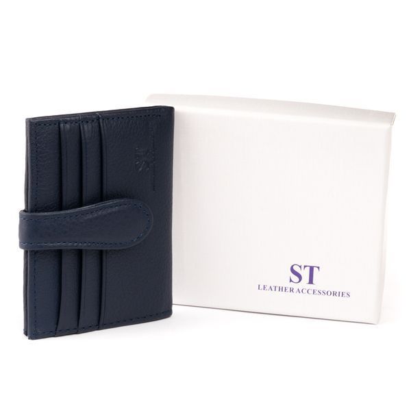 Кошелек-визитница ST Leather 19210 Темно-синий 19210 фото