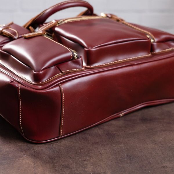 Travel satchel Vintage 14776 Burgundy 14776 фото