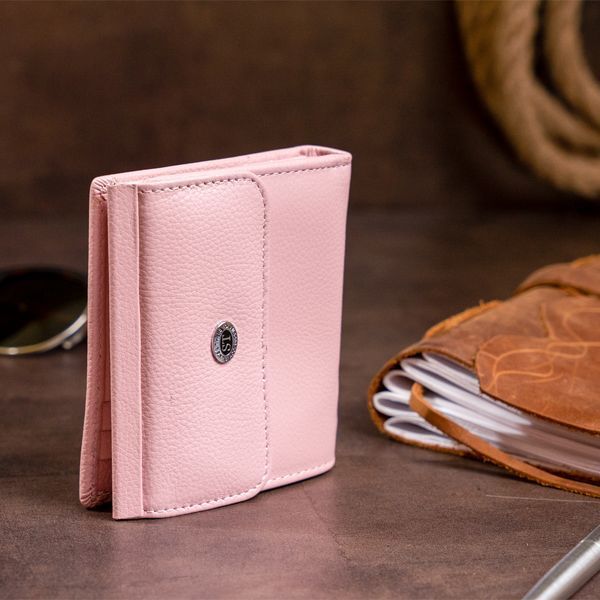 Маленький кошелек с автономной монетницей женский ST Leather 19265 Розовый 19265 фото