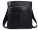 Men's messenger matte with black stitching Vintage 14729 Black 14729 фото 1
