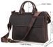 Leather men's bag of European quality Vintage 14161 Brown 14161 фото 10