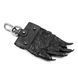 Брелок CROCODILE LEATHER 18228 из натуральной кожи крокодила Чорний 18228 фото 2