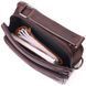 Практична чоловіча сумка шкіряна 21274 Vintage Коричнева 21274 фото 4