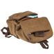 Compact women's textile backpack Vintage 20196 Brown 20196 фото 5