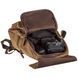 Compact women's textile backpack Vintage 20196 Brown 20196 фото 6